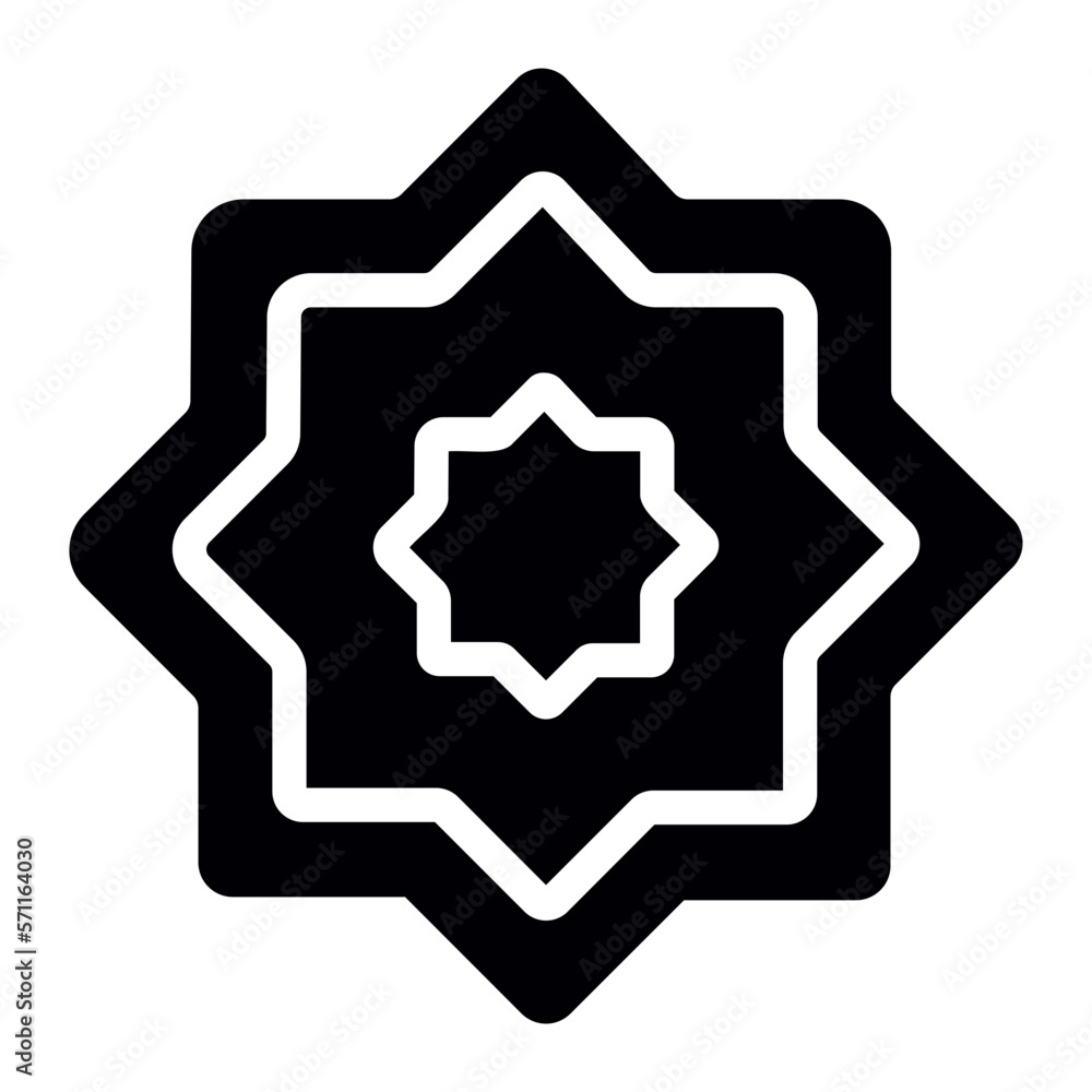 rub el hizb glyph icon rub el hizb glyph icon