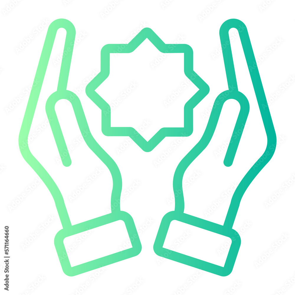worship gradient icon worship gradient icon
