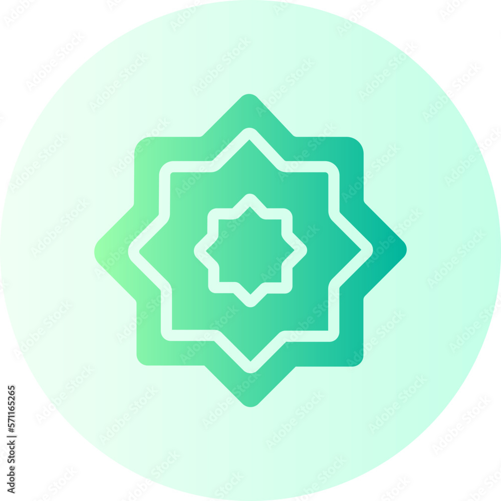 rub el hizb gradient icon rub el hizb gradient icon