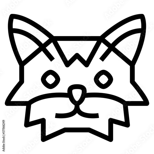 Siberian Cat icon style