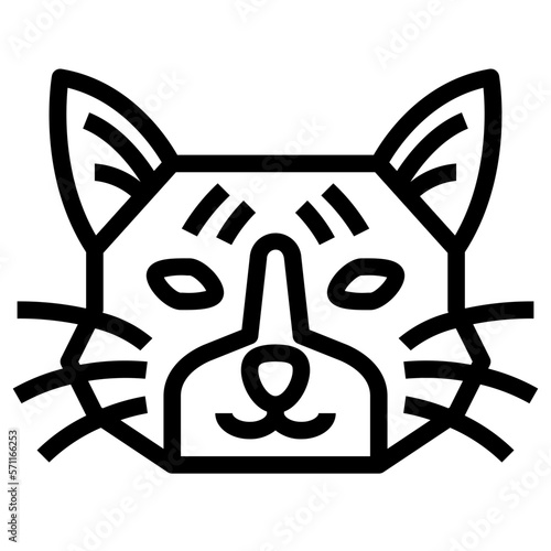 Snowshoe Cat icon style