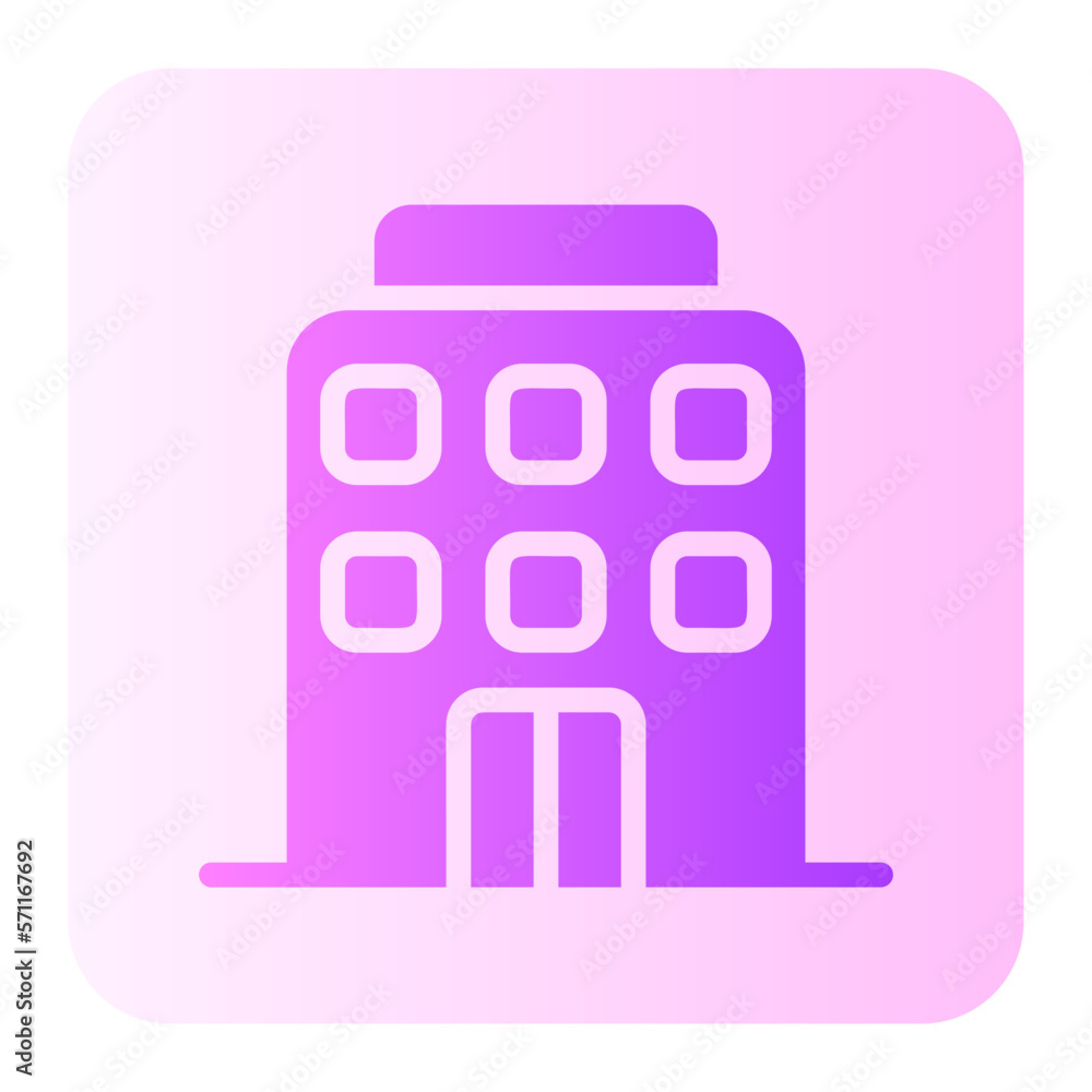 building gradient icon building gradient icon
