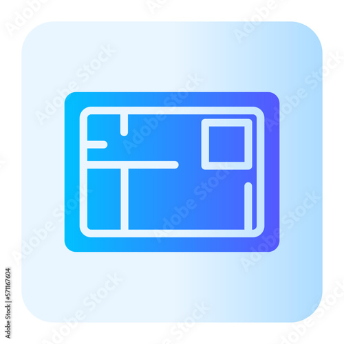 plan gradient icon