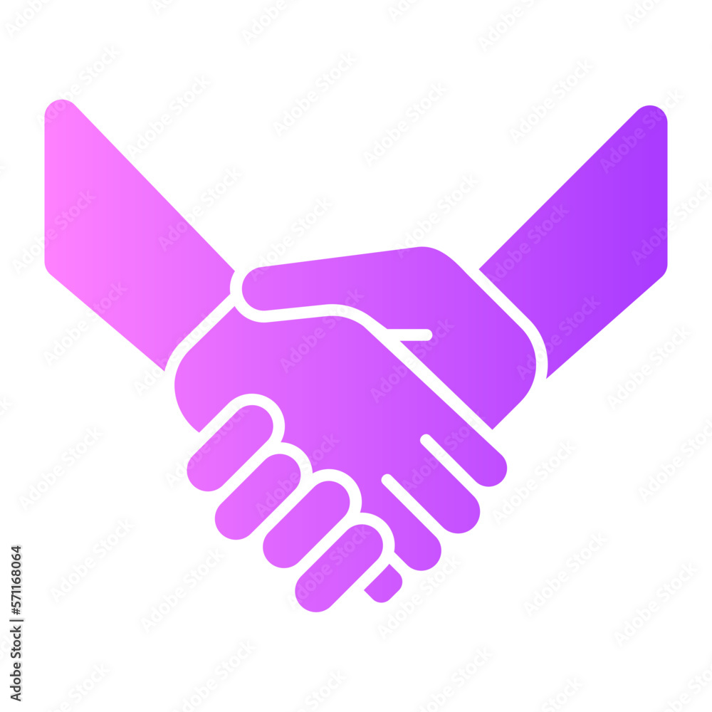 Obraz premium deal gradient icon