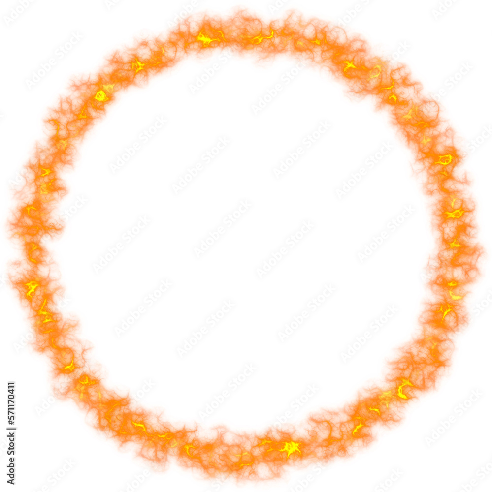 Fototapeta premium glowing abstract circle frame