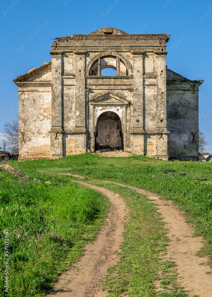 Catholic church in Kamenka village, Odessa region, Ukraine