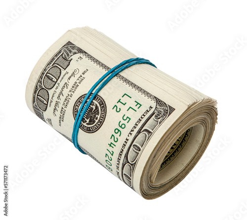 Stack of money dollars isolated. Business concept. png transparent