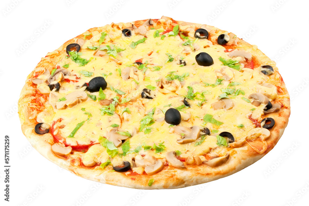 Pizza isolated on transparent background. Png format Pizza isolated on transparent background. Png format