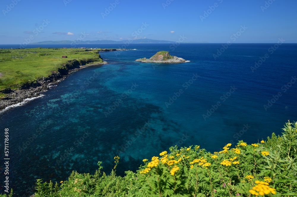 利尻島の夏景色 利尻島の夏景色