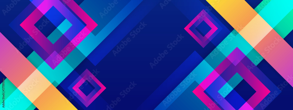 Blue abstract banner background Blue abstract banner background