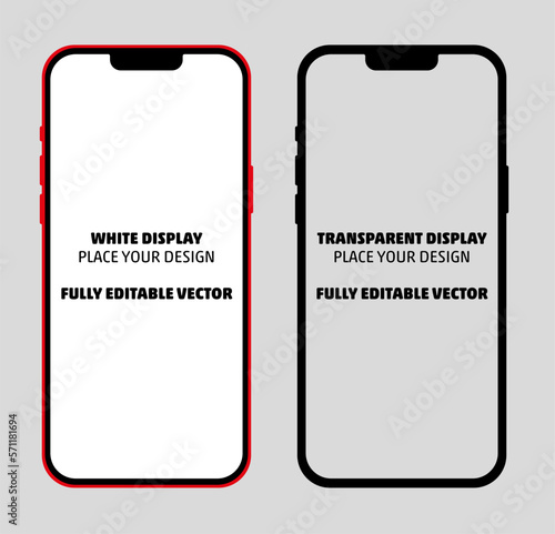 Modernes Smartphone Vektor Vorlage