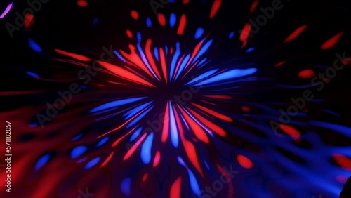 Multi colored glowing neon lights in abstract motion background. Seamless looping. Video animation Ultra HD 4K 3840x2160
