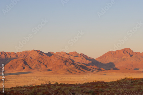 stunning vast landscape at the Namibrand  Wolwedans