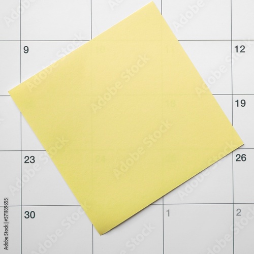 post it on the calendar