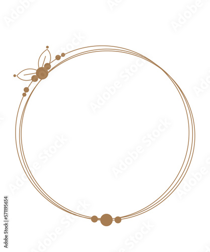 Monoline Circle Frame
