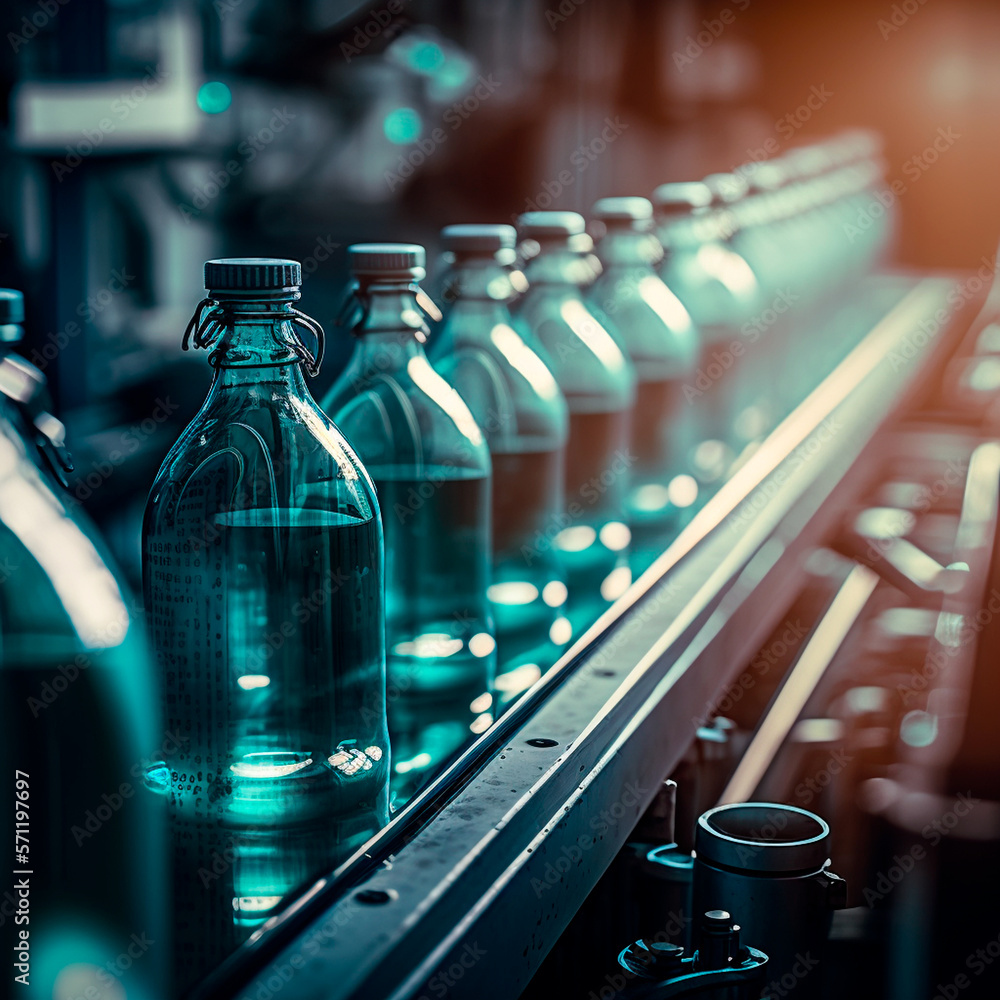 Bottling plant - Water bottling line for processing and bottling pure ...