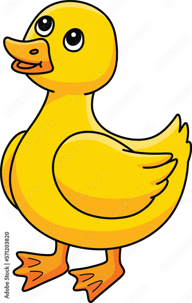 Spring Duckling Cartoon Colored Clipart Spring Duckling Cartoon Colored Clipart