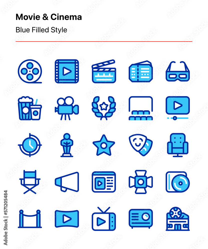 Customizable set of movie and cinema icons covering elements of film making, theater, and entertainment. Perfect for app and web interfaces, businesses, illustrations, marketing, presentation, etc Customizable set of movie and cinema icons covering elements of film making, theater, and entertainment. Perfect for app and web interfaces, businesses, illustrations, marketing, presentation, etc