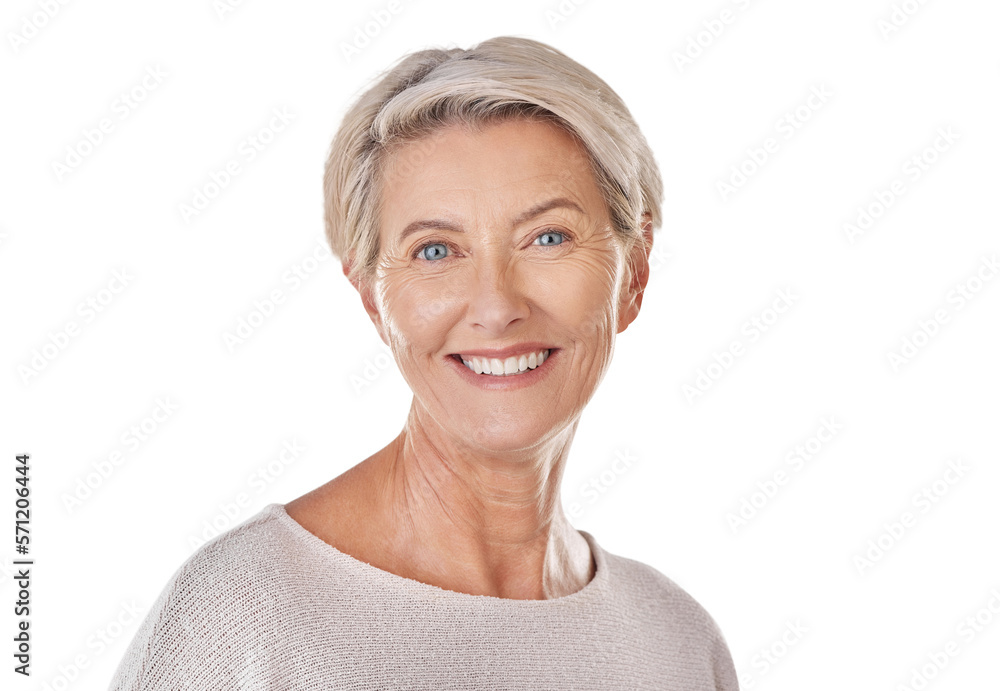 A Portrait of one happy caucasian mature woman Confident smiling senior woman looking cheerful while showing her natural looking teeth in a studio isolated on a png background A Portrait of one happy caucasian mature woman Confident smiling senior woman looking cheerful while showing her natural looking teeth in a studio isolated on a png background