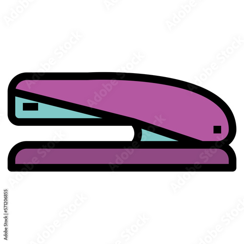 stapler filled outline icon style