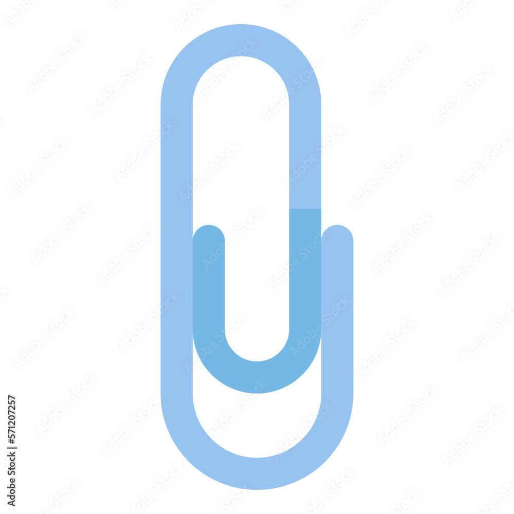paper clip flat icon style paper clip flat icon style