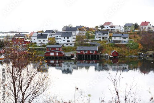 Fall in Lofoten islands, Norway