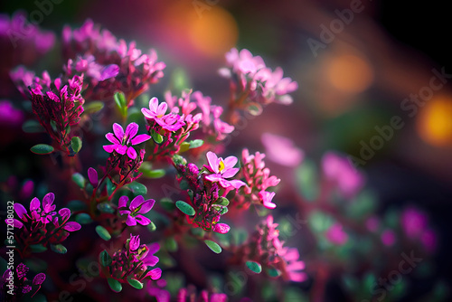 Red creeping thyme, Generative AI
