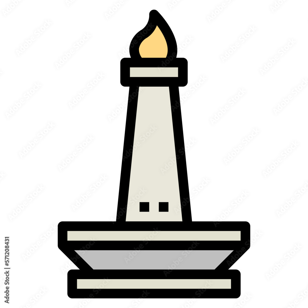 monas filled outline icon style monas filled outline icon style