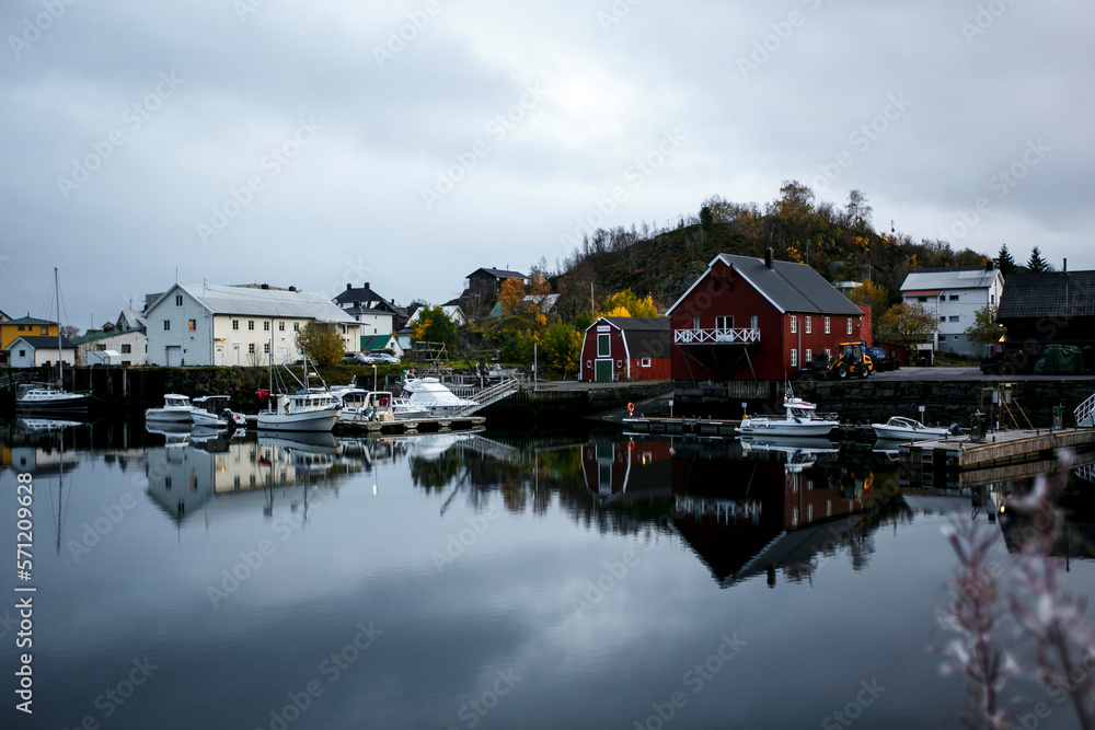 Fall in Lofoten islands, Norway