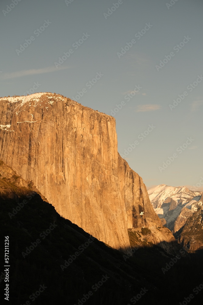 Yosemite el capitan in winter