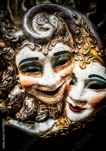 Colourful Male / Female Venetian Face Mask