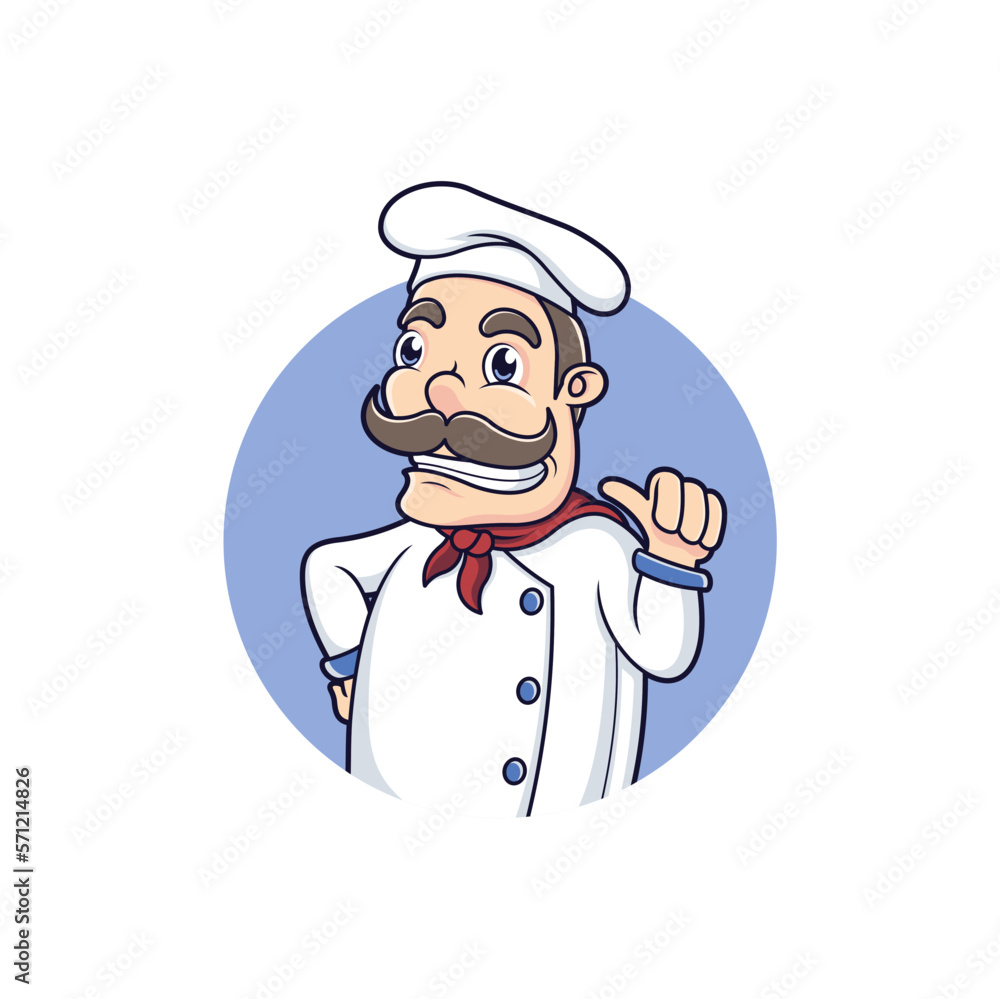 simple chef logo for symbol or icon simple chef logo for symbol or icon