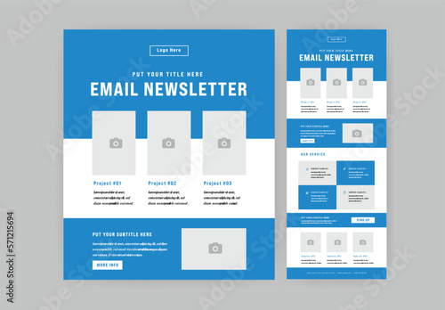 Email Newsletter Layout Template