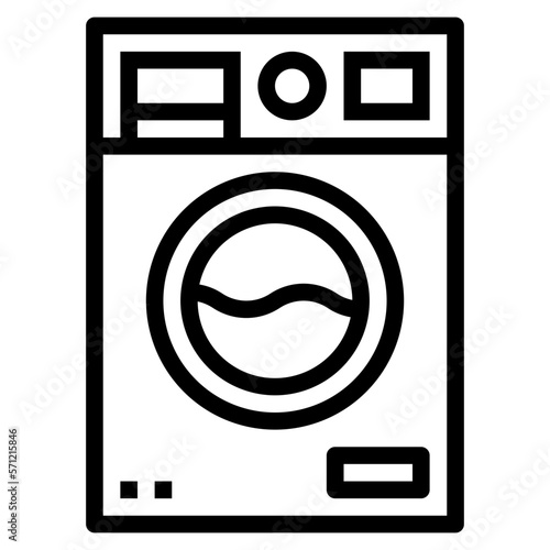 laundry line icon style