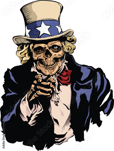 I want you for hell’s army poster art colorful