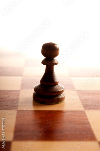 chess piece of the Pawn on the chessboard