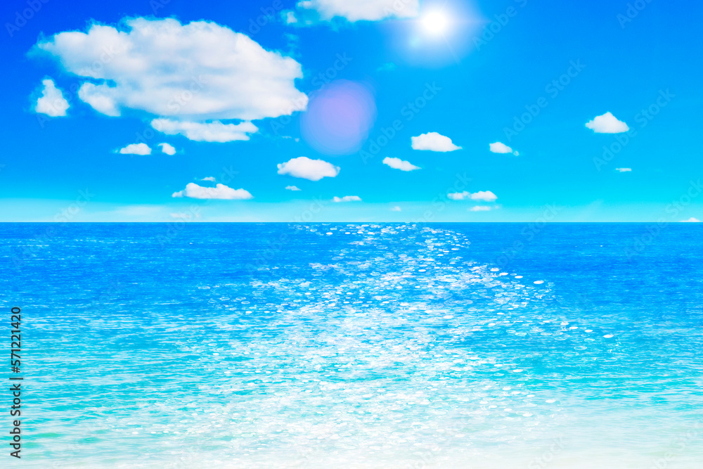 青い海と青空 Stock Photo | Adobe Stock