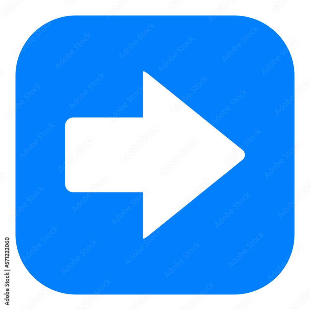 Pfeil nach rechts und App Icon Pfeil nach rechts und App Icon
