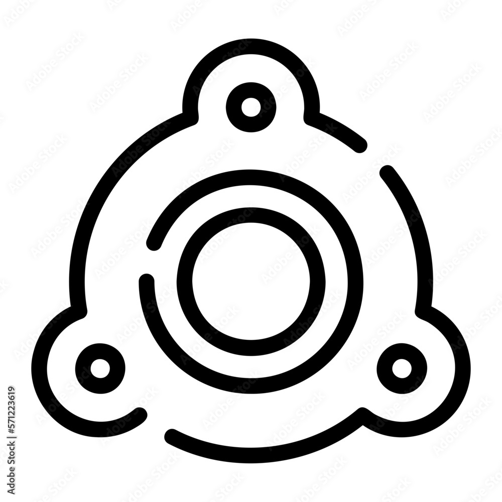 strut mounting line icon strut mounting line icon