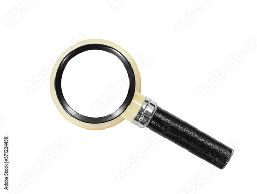 Vintage magnifying glass is...