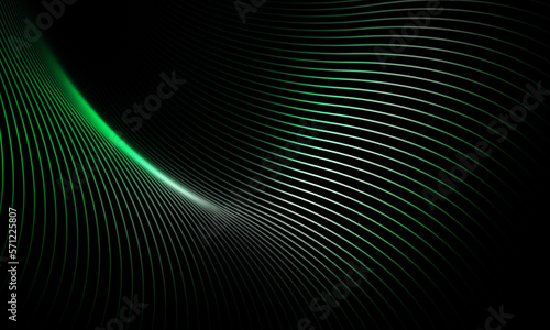 abstract background with green lines