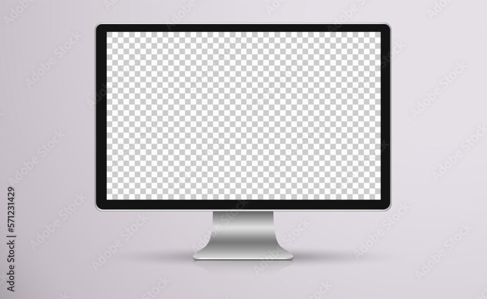 blank computer screen page