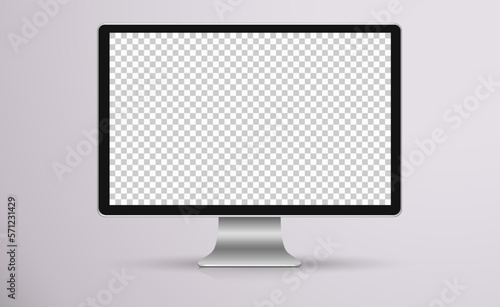 blank computer screen page