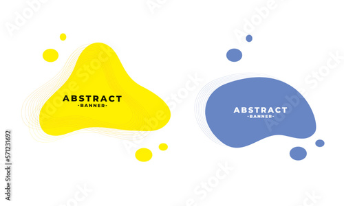 shape abstract frame banner 