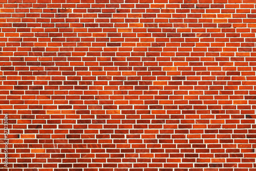 Large brick wall surface with unusual pattern as architectural background