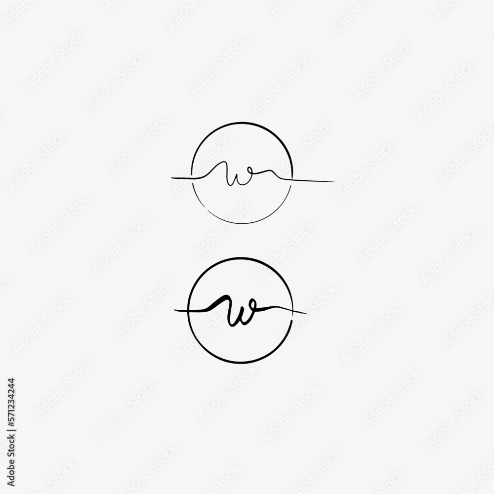 letter w logo hand written emblem initial vector label modern. Black ink brush strokes style letter w logo hand written emblem initial vector label modern. Black ink brush strokes style