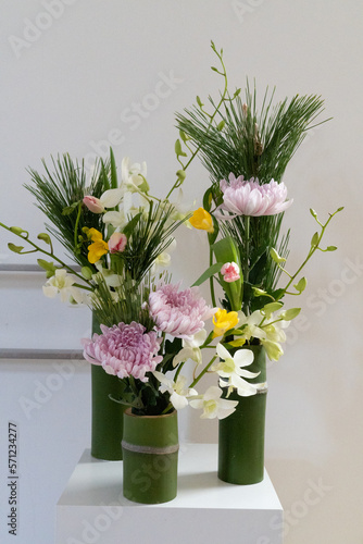 お正月のフラワーアレンジメン