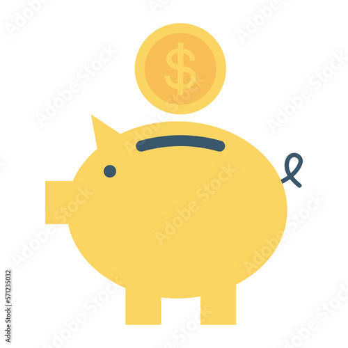 e-commerce piggy and bank