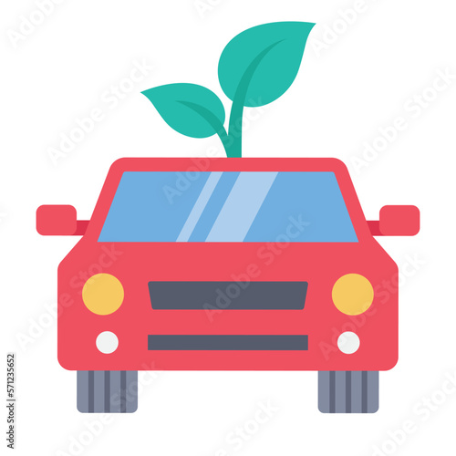 eco transport electric vehicle and charging station