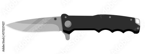Jackknife. Cute jackknife isolated on white background. Vector illustration